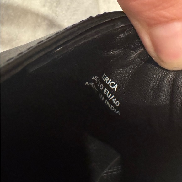 $220 SAINT G Erica Shoes DERBY LOAFFER BLACK LEATHER PLATFORM size 10 NWOB - Picture 7 of 8